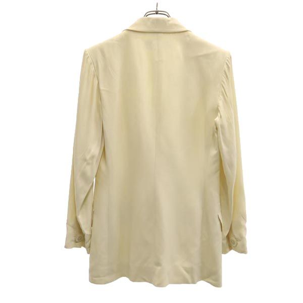 YVES SAINT LAURENT イヴサンローラン テーラードジャケット S アイボリー系 レディース