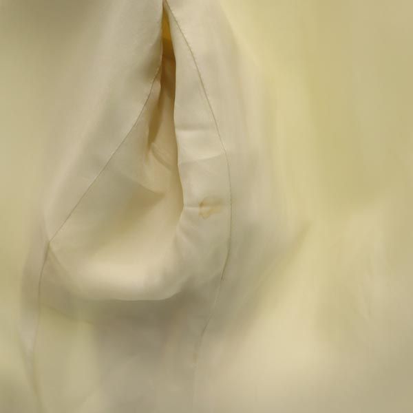 YVES SAINT LAURENT イヴサンローラン テーラードジャケット S アイボリー系 レディース