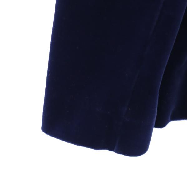 ACT3 アクトスリー ベロア ベロア テーラードジャケット 8 ネイビー レディース