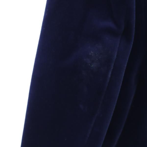 ACT3 アクトスリー ベロア ベロア テーラードジャケット 8 ネイビー レディース