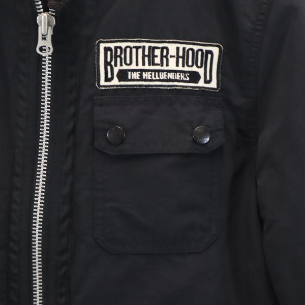 STOOGE&CO ストーギーアンドコー ミリタリージャケット S ブラック 裏キルティング メンズ