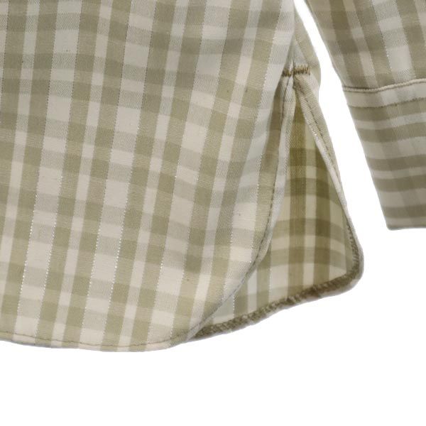 Levi's リーバイス 70s BIG E ヴィンテージ チェック柄 長袖 シャツ 13/14 ベージュ系 レディース