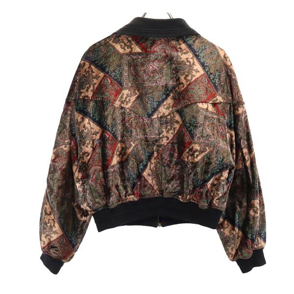 COLIN HARVEY コリンハーヴェイ 80s ヴィンテージ アート 英国製 総柄 ジャケット M 裏キルティング メンズ
