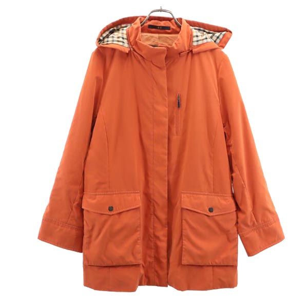 DAKS ダックス 日本製 ジャケット F テラコッタ 薄中綿入 レディース