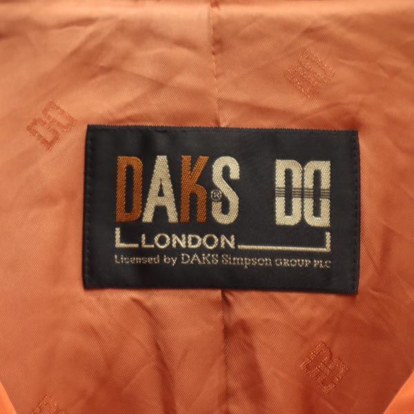 DAKS ダックス 日本製 ジャケット F テラコッタ 薄中綿入 レディース