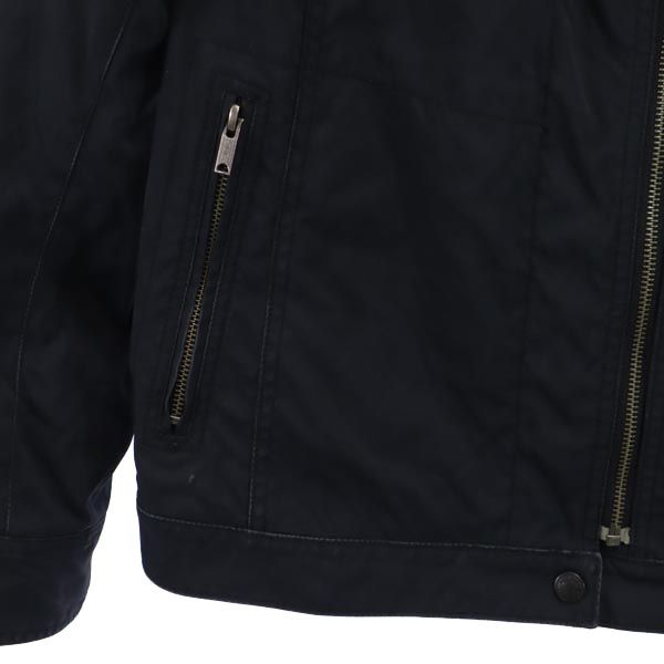 HYSTERIC ヒステリック 日本製 ジップジャケット F 黒 ミリタリージャケット 裏キルティング レディース