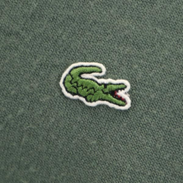 LACOSTE ラコステ ウールブレンド 長袖 Vネック ニット 3 グリーン系 セーター メンズ