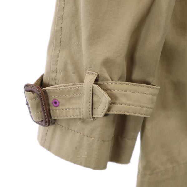 Paul Smith BLACK ポールスミス ブラック ショート丈 トレンチコート 40 ベージュ ウエストベルト レディース