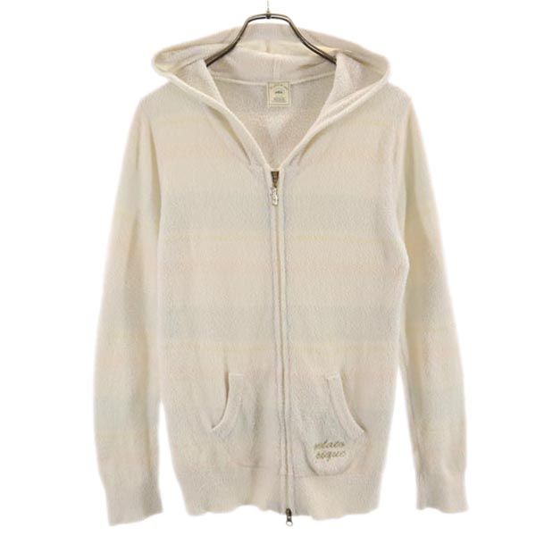 gelato pique ジェラートピケ 長袖 ふわもこ ルームウェア F ホワイト系 ジップパーカー ジェラピケ ルームウェア レディース