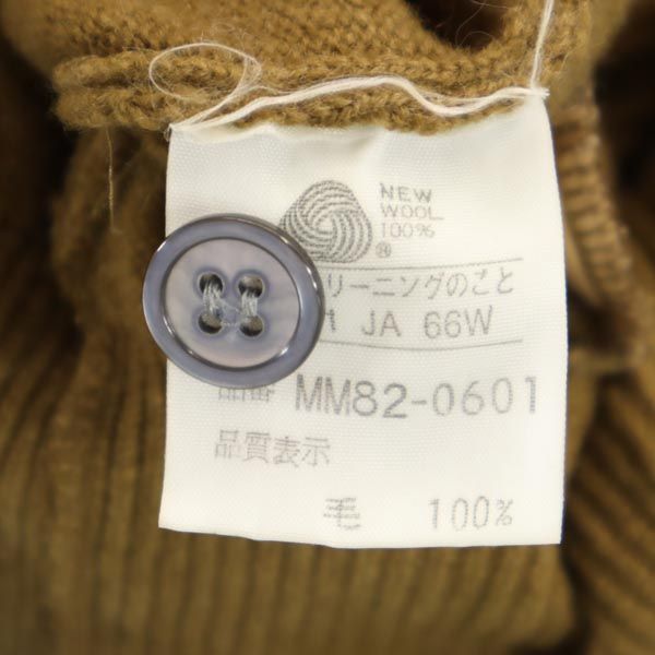 マックレガー 日本製 ウール 長袖 ニット カーディガン L ブラウン系 McGregor メンズ