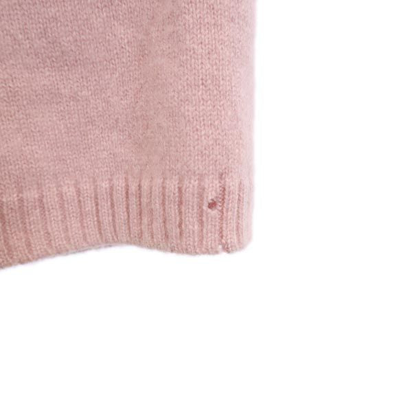 ATELIER カシミヤ100% 長袖 ニット カーディガン ピンク系 レディース