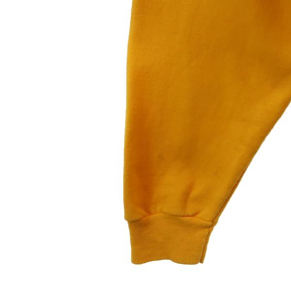 ヘインズ Dole プリント 長袖 スウェットパーカー L イエロー Hanes 裏起毛 メンズ