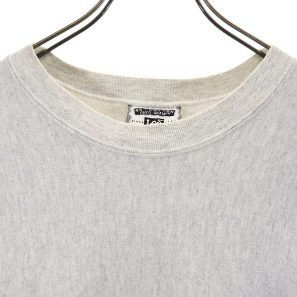 Lee リー 90s オールド USA製 長袖 スウェット トレーナー L グレー系 裏起毛 メンズ