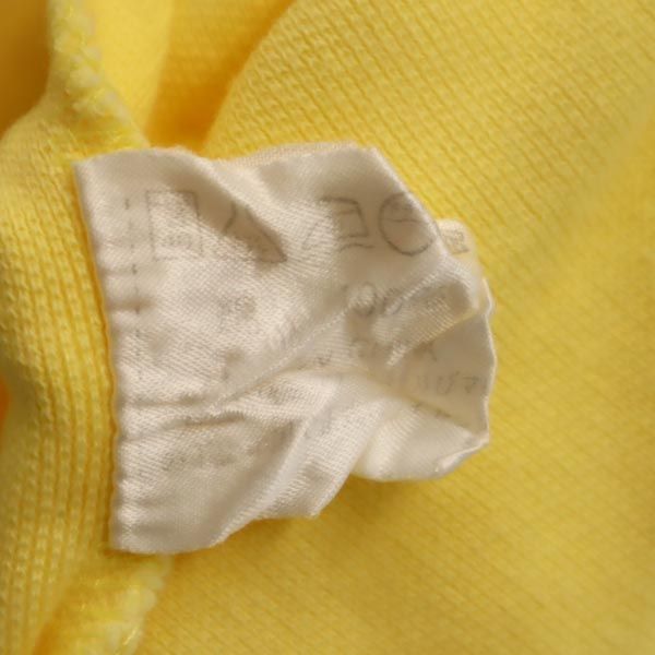 Missoni ミッソーニ 長袖 ポロシャツ L イエロー 鹿の子地 メンズ