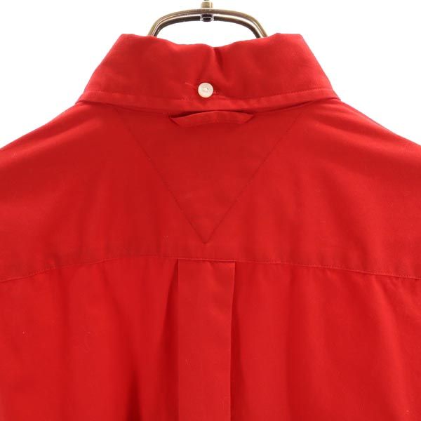 トミーヒルフィガー 長袖 ボタンダウンシャツ S レッド系 TOMMY HILFIGER メンズ