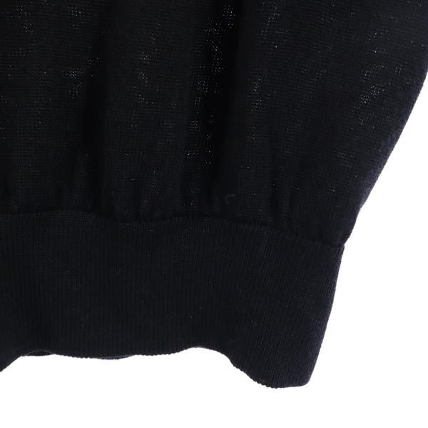 LANCEL ランセル 長袖 ニット M ブラック セーター メンズ