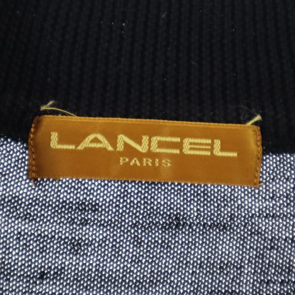LANCEL ランセル 長袖 ニット M ブラック セーター メンズ