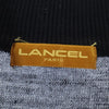 ランセル 長袖 ニット M ブラック LANCEL セーター メンズ