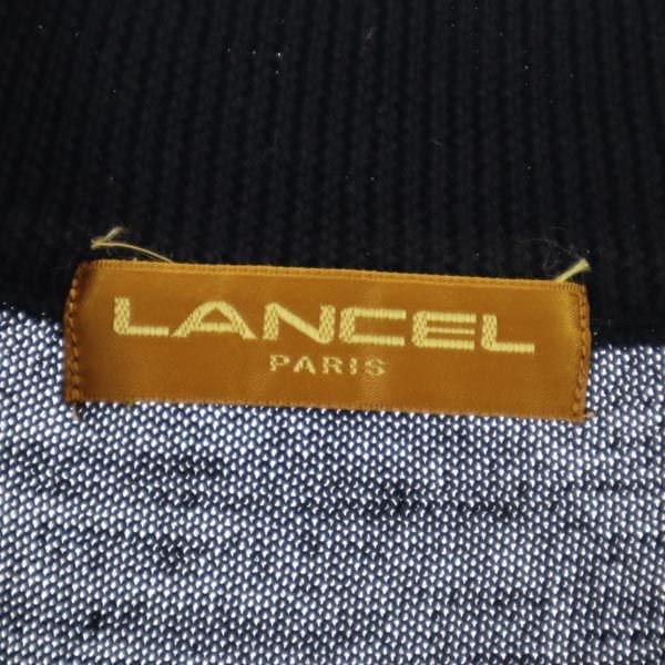 ランセル 長袖 ニット M ブラック LANCEL セーター メンズ