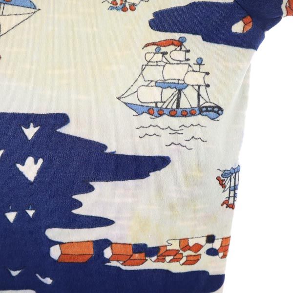 New Uinessa 70s ヴィンテージ 台湾製 総柄 長袖 シャツ M メンズ