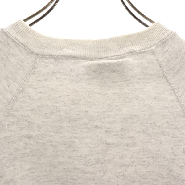 Lee リー 90s オールド USA製 プリント 長袖 スウェット トレーナー M グレー 裏起毛 メンズ