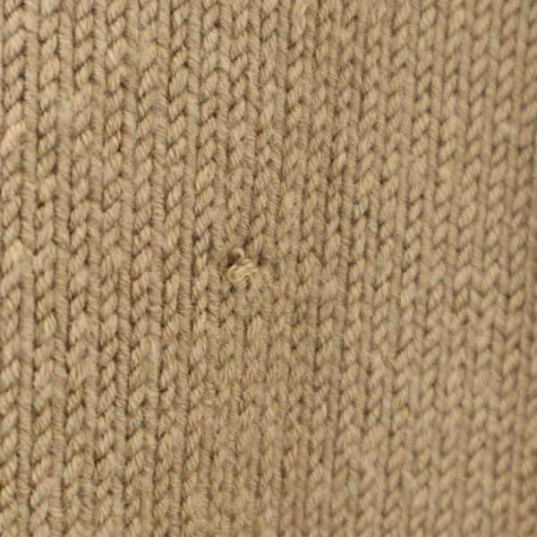 DOLCE&GABBANA ドルチェアンドガッバーナ イタリア製 ウールブレンド 長袖 Vネック ニット 44 ベージュ系 レディース