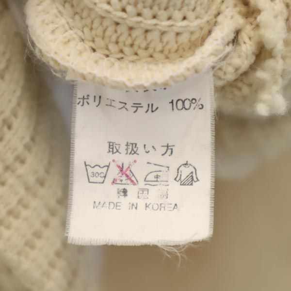 Warner Bros ワーナーブラザーズ バックスバニー 長袖 ジップパーカー アイボリー メンズ