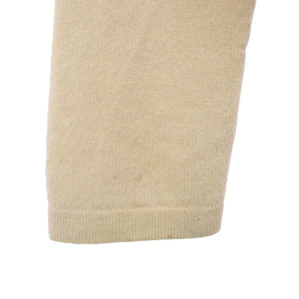 PAUL STUART ポールスチュアート 三陽商会 長袖 リアルファー カーディガン M ベージュ レディース