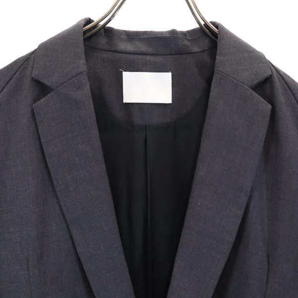 マイン カシミヤウール テーラードジャケット 1 グレー メンズ