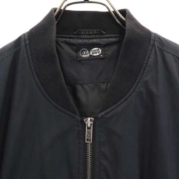 CHEAP MONDAY チープマンデイ フライト ミリタリージャケット M ブラック MA-1 メンズ