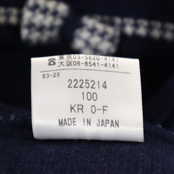 CELINE セリーヌ ウールブレンド 日本製 ワンピース 100 ネイビー キッズ