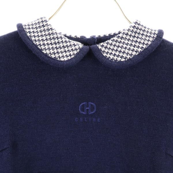 CELINE セリーヌ ウールブレンド 日本製 ワンピース 100 ネイビー キッズ