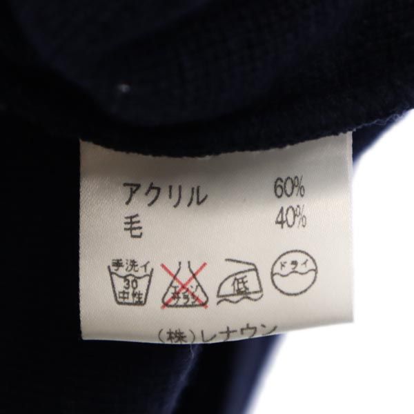 CELINE セリーヌ ウールブレンド 日本製 ワンピース 100 ネイビー キッズ