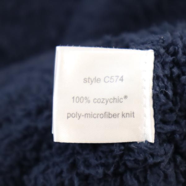 BAREFOOT DREAMS ベアフットドリームズ 長袖 ボアフリース ジップパーカー M ネイビー メンズ