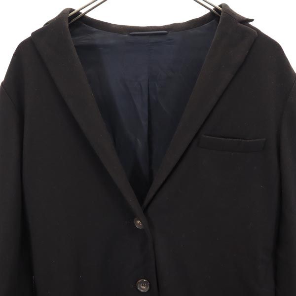 JIL SANDER ジルサンダー ウールブレンド テーラードジャケット 36 黒 レディース