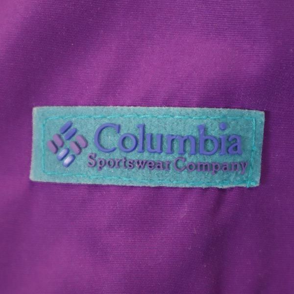 Columbia コロンビア アウトドア オールド ナイロンジャケット XL 青緑 他 レディース