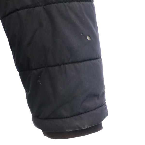 HYDROGEN ハイドロゲン ナイロン 長袖 中綿ジャケット XL ブラック系 ロゴ メンズ