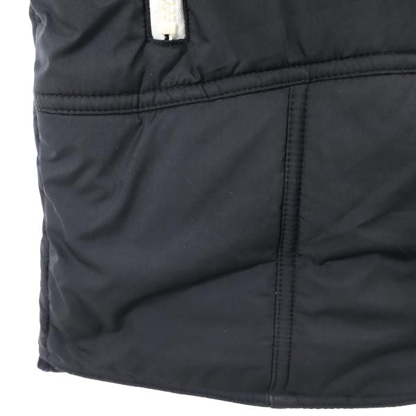 HYDROGEN ハイドロゲン ナイロン 長袖 中綿ジャケット XL ブラック系 ロゴ メンズ