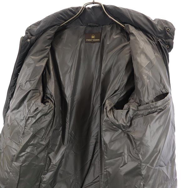 FIRSTDOWN ファーストダウン 長袖 ダウンジャケット L ブラウン系 メンズ