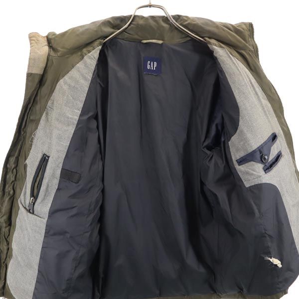 GAP ギャップ 長袖 ダウンジャケット カーキグリーン メンズ