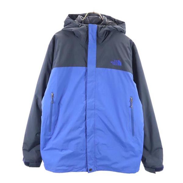 THE NORTH FACE ザノースフェイス NP61207 アウトドア 長袖 3way ナイロンジャケット XL ブルー×ネイビー 中綿ライナー メンズ