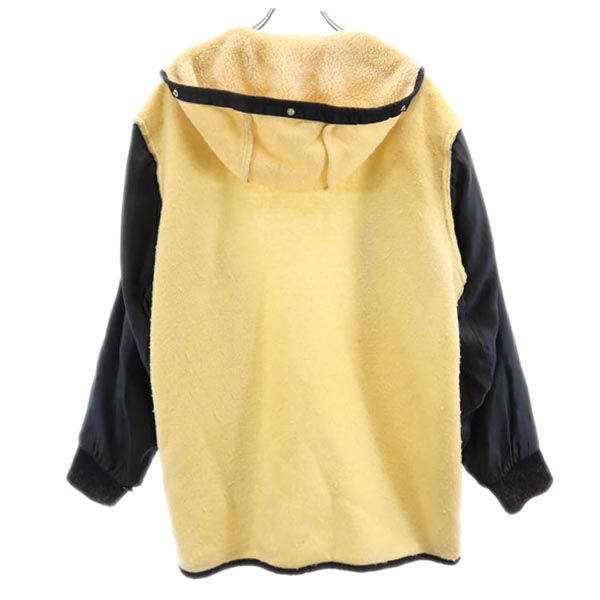 HELMUT LANG ヘルムートラング 90s イタリア製 オールド 本人期 長袖 ライナー ボアジャケット 46 ベージュ フード メンズ
