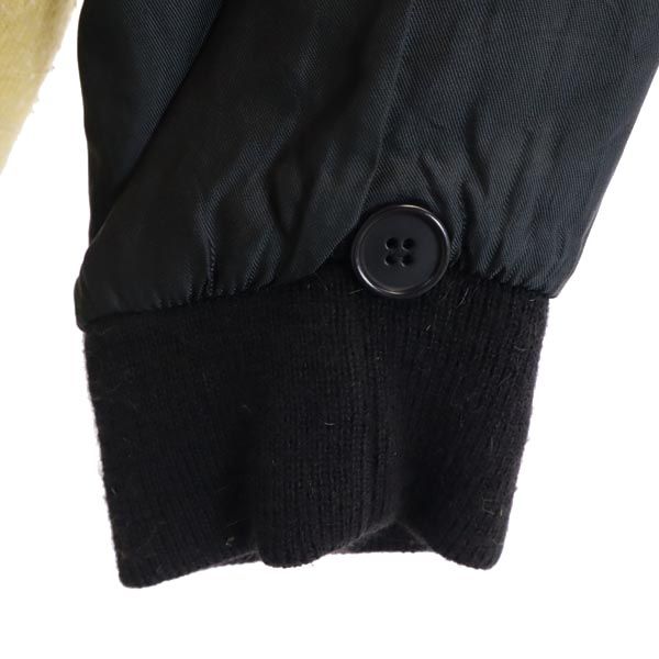 HELMUT LANG ヘルムートラング 90s イタリア製 オールド 本人期 長袖 ライナー ボアジャケット 46 ベージュ フード メンズ