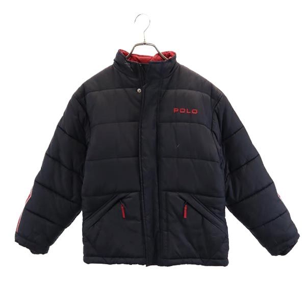POLO SPORTS ポロスポーツ 中綿ジャケット M ブラック×レッド ラルフローレン メンズ