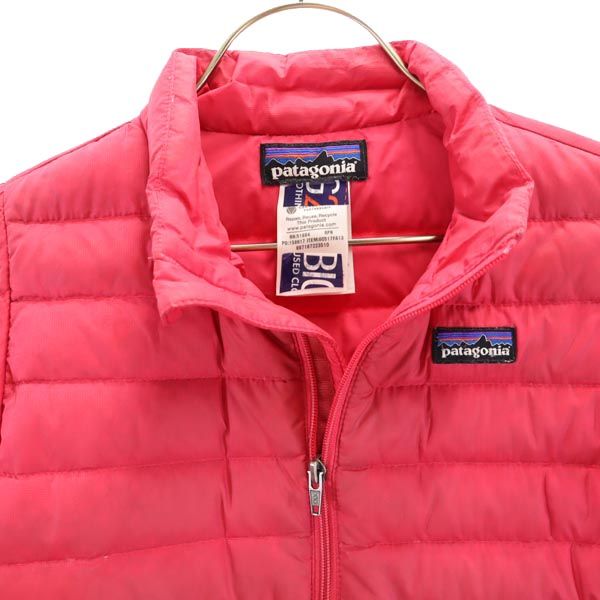 patagonia パタゴニア ダウンジャケット 4T レッド系 キッズ