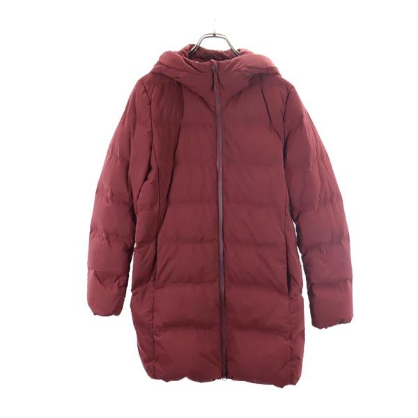 UNIQLO ユニクロ シームレス ダウンジャケット M ワイン 212-409124 レディース