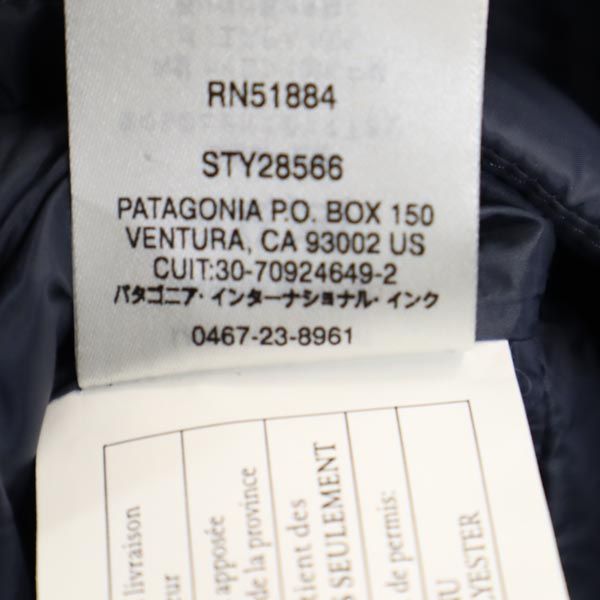 patagonia パタゴニア アウトドア 28566 中綿 ナイロンジャケット S ネイビー系 レディース
