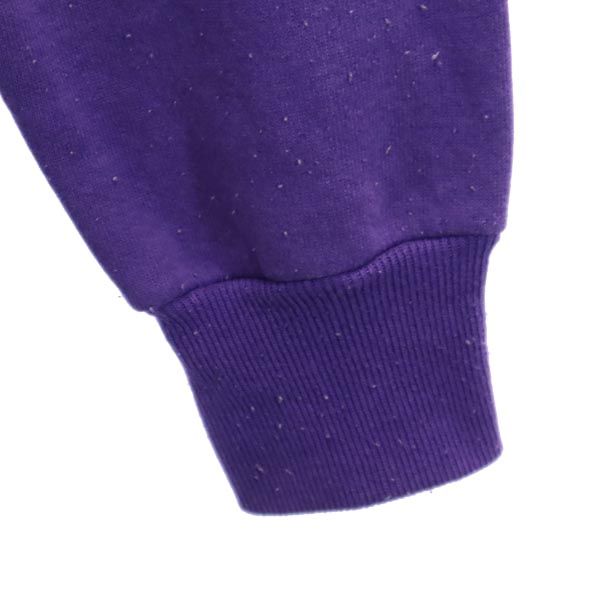 Lee リー 90s USA製 オールド プリント 長袖 スウェット トレーナー XL パープル 裏起毛 メンズ