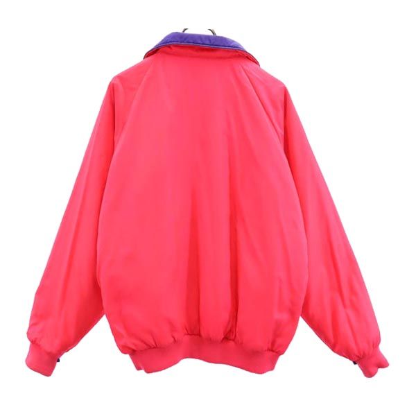 Columbia コロンビア アウトドア リバーシブル 中綿ジャケット L ブルー／ピンク系 メンズ