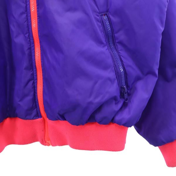 Columbia コロンビア アウトドア リバーシブル 中綿ジャケット L ブルー／ピンク系 メンズ